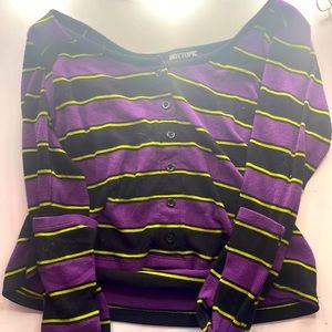 hot topic- small- green, black, purple